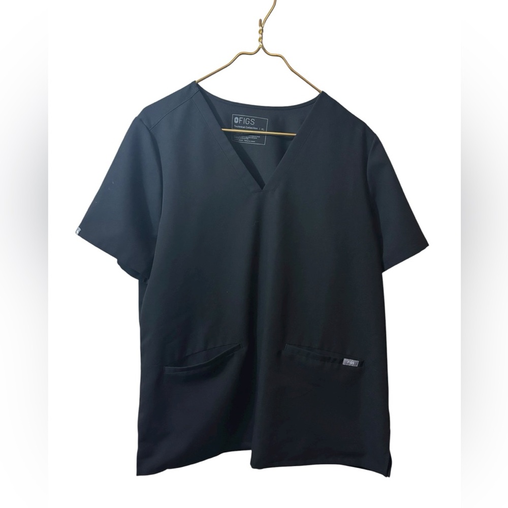 FIGS | scrub top shirt black XL